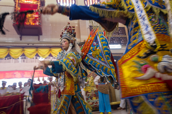 Dancers performing a ritual dance