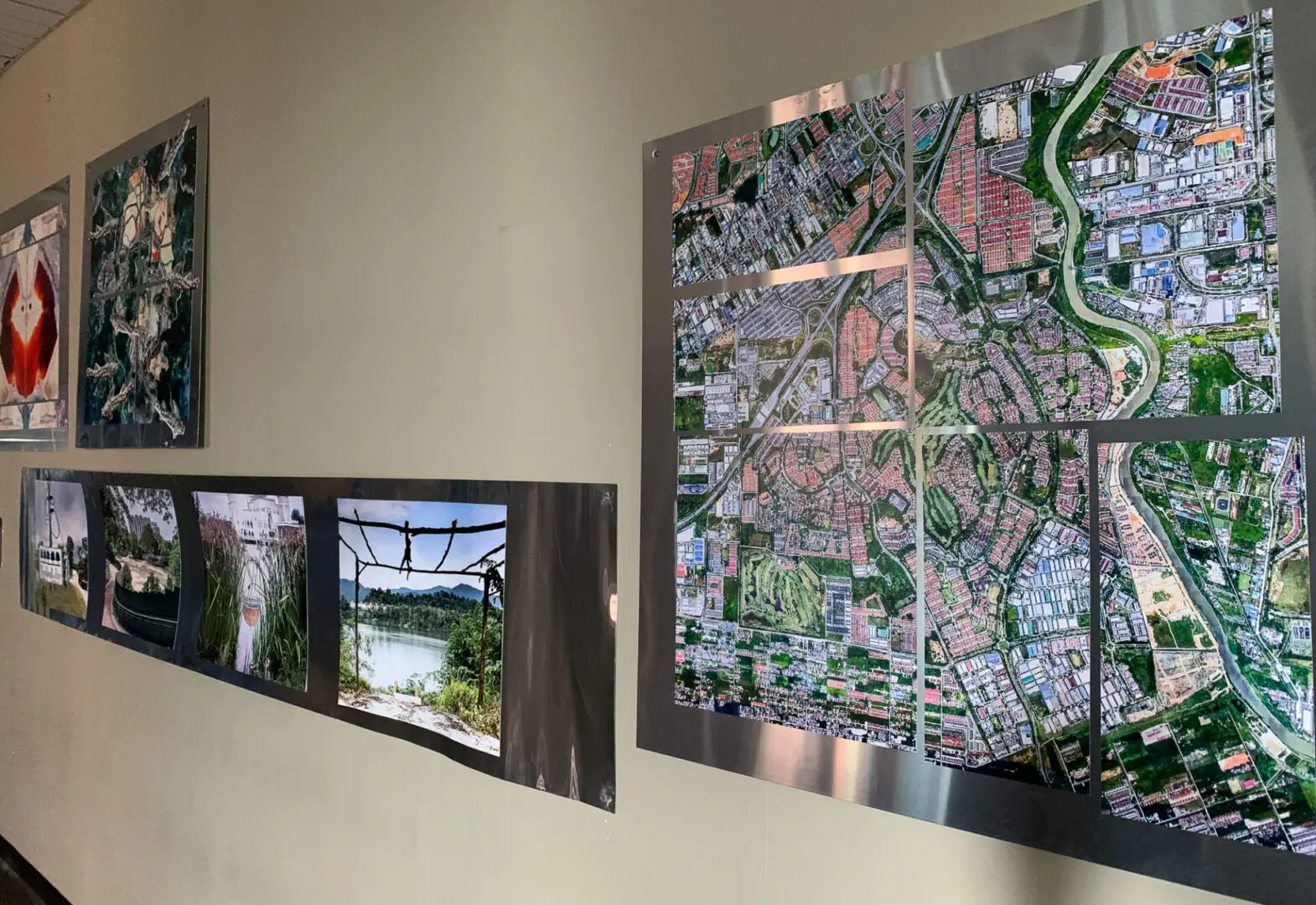 Photos and maps on display